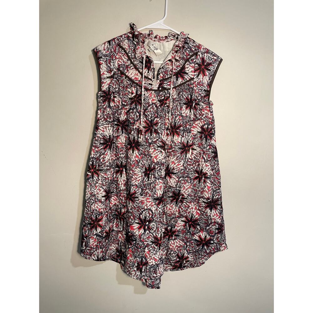 Sea New York Cotton Kaleidoscope Sleeveless Tunic Dress Size 0